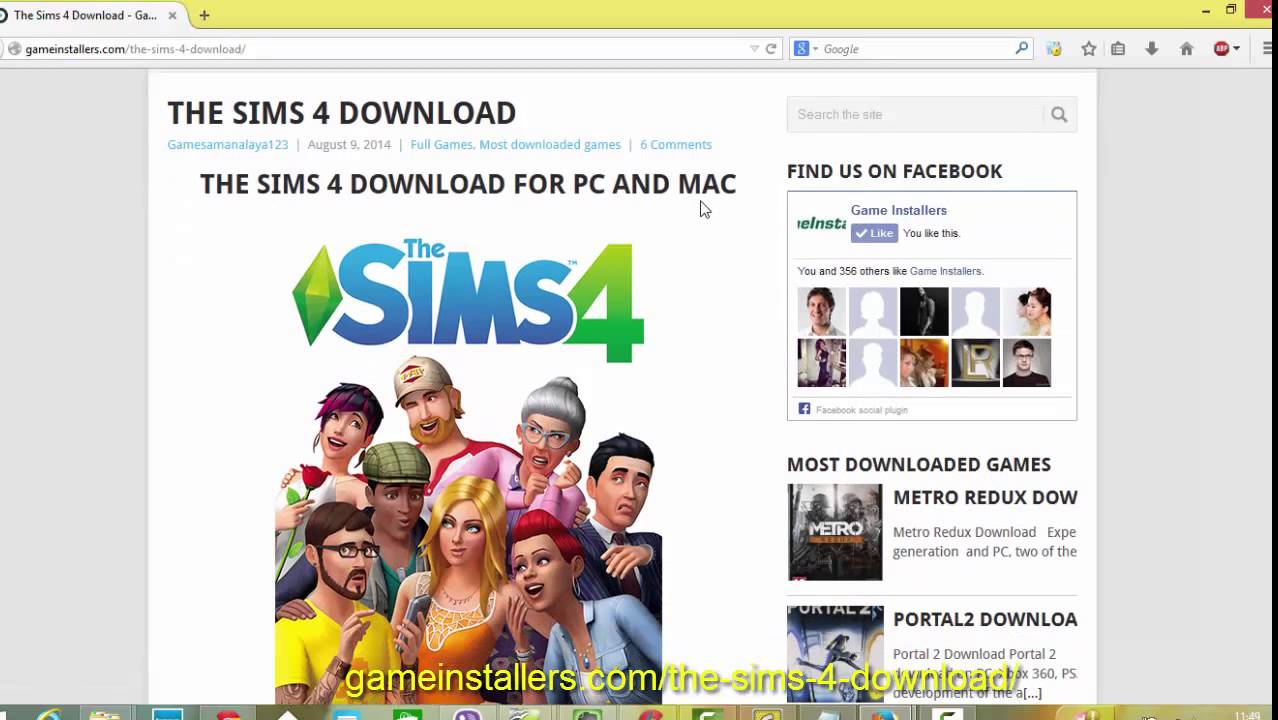 Sims 4 free download macbook